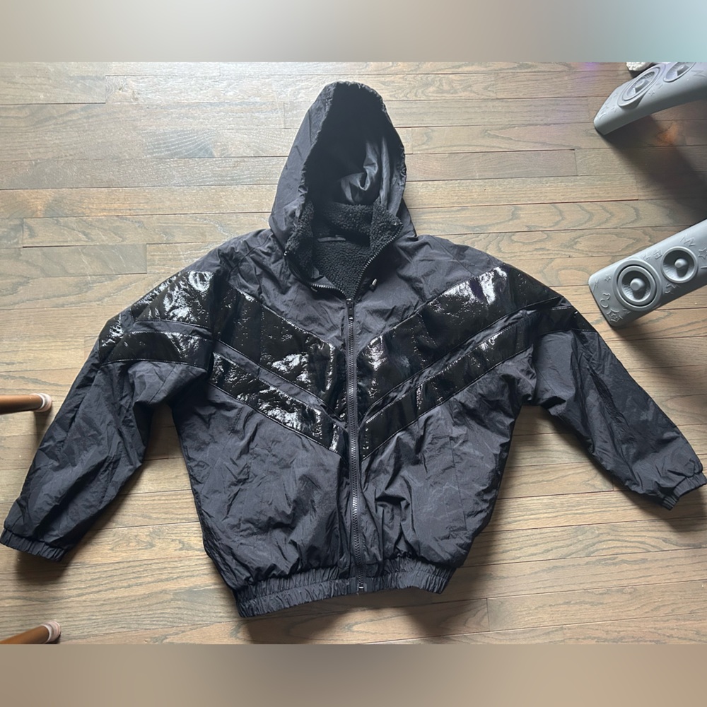 Topshop Black Textured Jacket